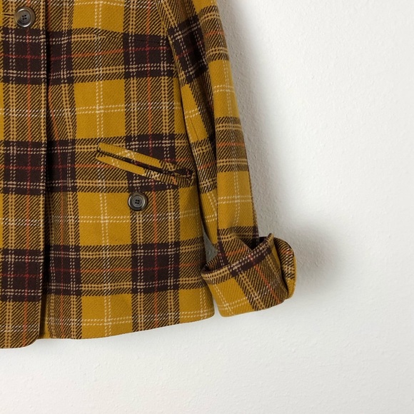 Olive des Olive mustard plaid jacket - Picture 5 of 5